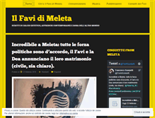 Tablet Screenshot of ilfavidimeleta.com